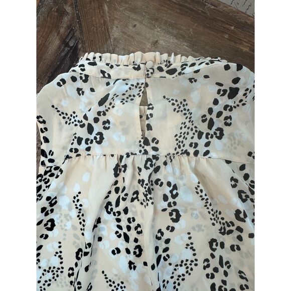 Torrid Plus Size Georgette Mock Neck Tank Leopard Pink NEW Size 2 - Picture 5 of 8